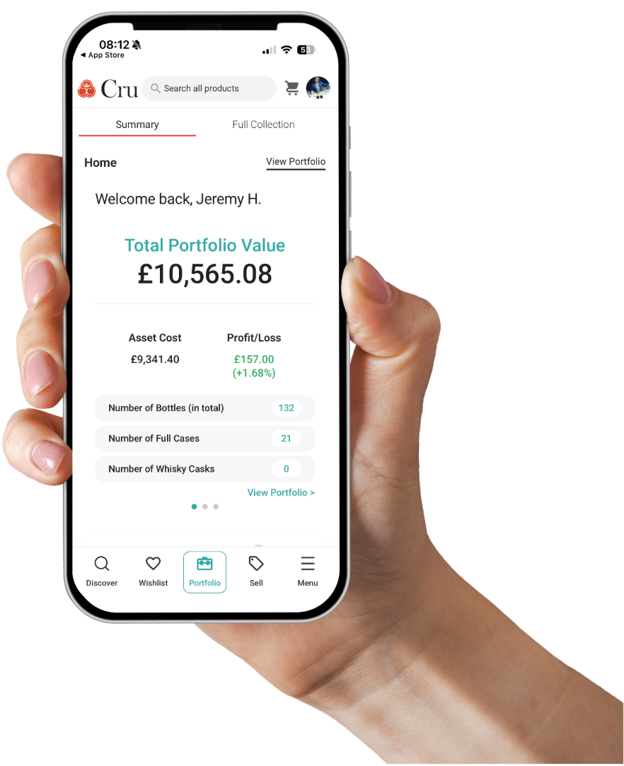 Cru World Wine app